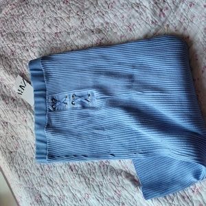 Light Blue Zara Pencil Skirt